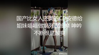 国产比女人还美的CD安德给姐妹喵喵做前列腺按摩 呻吟不断很是酸爽