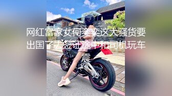 网红富家女何奕奕这大骚货要出国了去签证途中和司机玩车震